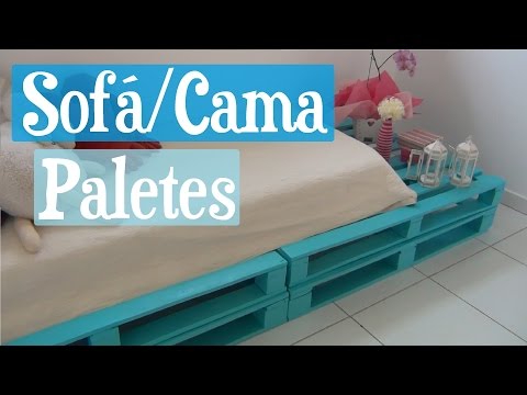 DIY Sofá Cama de Paletes/Pallets | Maísa Flora