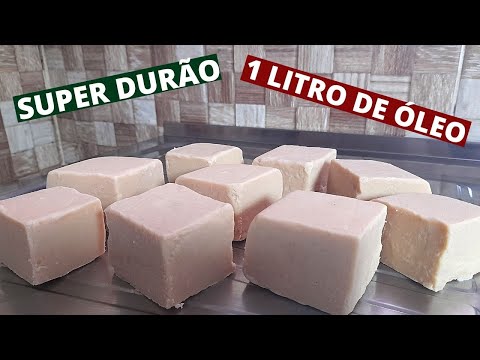 SABÃO CASEIRO SUPER DURO COM 1 LITRO DE ÓLEO - RECICLE -  ECONOMIZE OU FATURE MUITO
