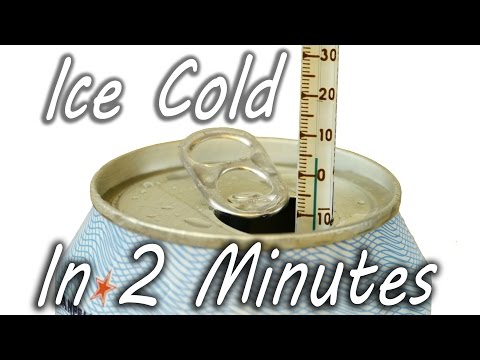 How to Cool a Drink in 2 Minutes