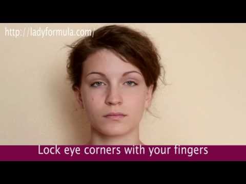 Facial Eye Exercises. How to Tighten Droopy Eyelids and Reduce Wrinkles around the Eyes