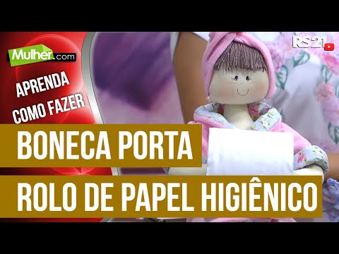 Boneca porta rolo de papel higiênico por Vivi Prado - 02/12/2015 - Mulher.com - P1/2  @RedeSeculo21