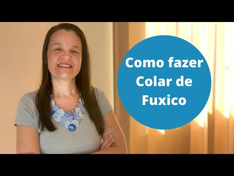 COMO FAZER COLAR DE FUXICO - PASSO A PASSO DIY