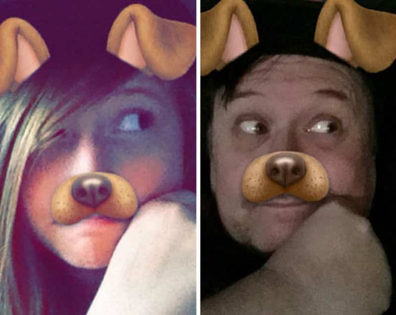 Pais recriam selfies da filha e fazem sucesso na net