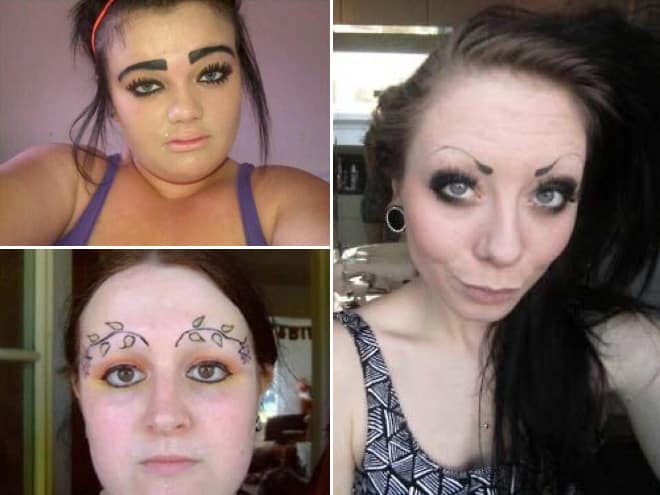 30 Mulheres que não fazem ideia de como as sobrancelhas devem ser