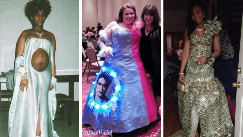 24 dos piores vestidos e roupas de festa