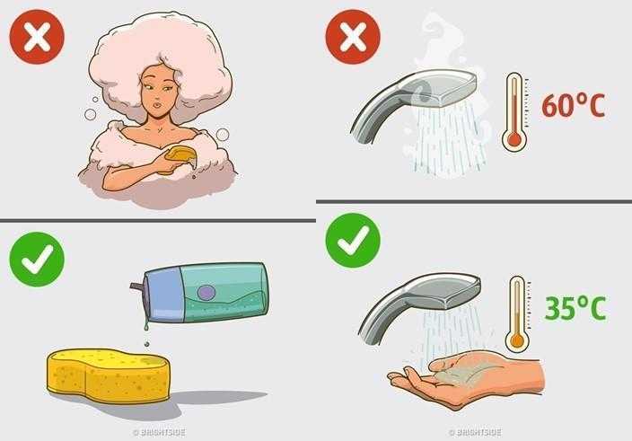 5 erros que cometemos a cada vez que tomamos banho dw