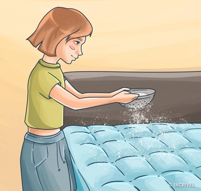 Saiba o que acontece se você colocar bicarbonato de sódio no seu colchão