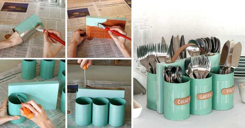 18 Ideias para reutilizar as latas velhas
