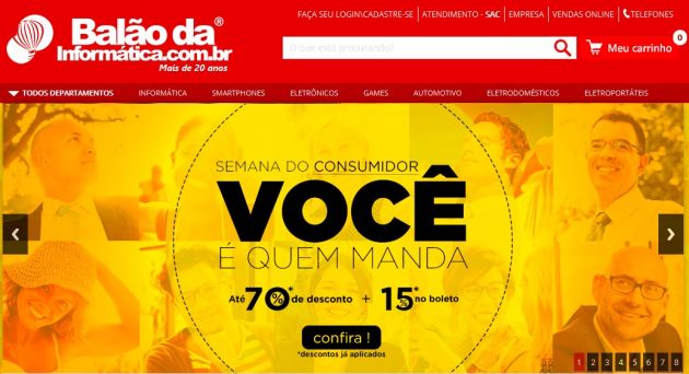lojas eletrônicos brasil