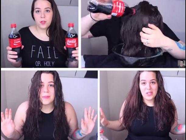 Lavar o cabelo com Coca-Cola? Você vai pirar com resultado do teste!