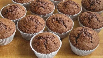 Muffins de Canela e Chocolate