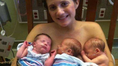 Mulher escreve carta para infertilidade após engravidar de trigêmeos