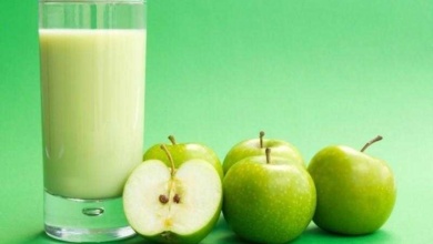 Suco detox de maçã verde para a dieta