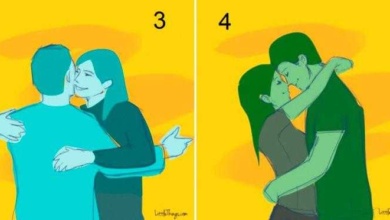 O modo de abraçar revela os segredos do casal rf