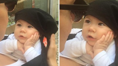 o vídeo deste bebê fascinado com sua mãe cantando se tornou viral na internet