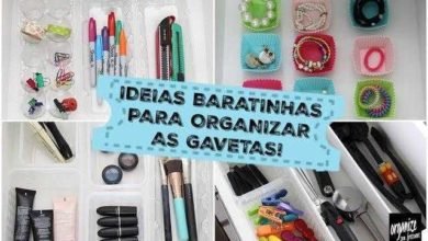 Ideias baratinhas e sustentáveis para organizar as gavetas