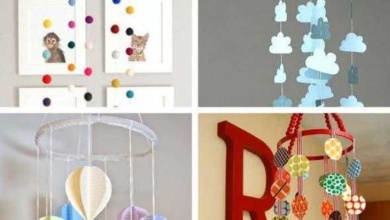 Ideias de artesanato para o quarto do bebê dd