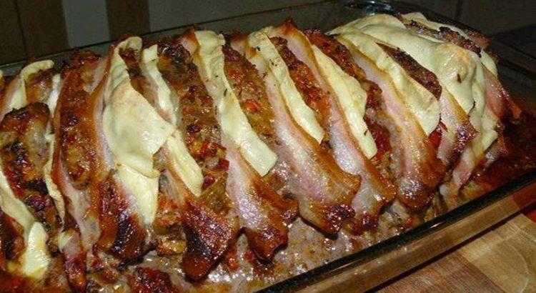 Como fazer lombo de porco recheado com queijo e bacon