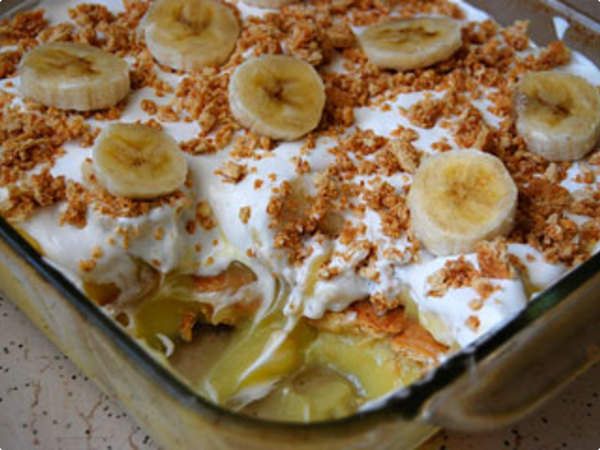 Pavê De Banana Caramelizada - sobremesa show