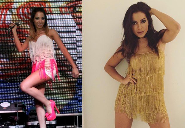 Anitta antes e depois (Foto: Divulgação e reprodução/Instagram)
