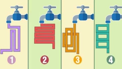 Qual destas torneiras tem o fluxo de água mais rápido?