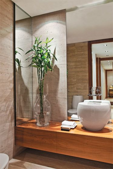 melhores plantas casa bambu banheiro