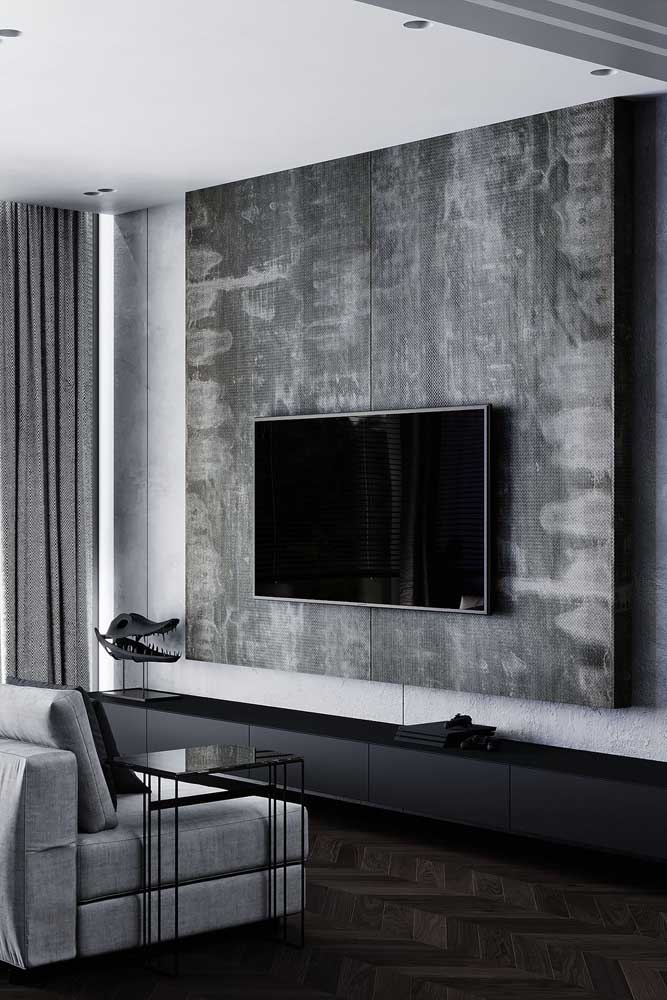Que tal apostar no estilo minimalista para decorar a sala de TV?