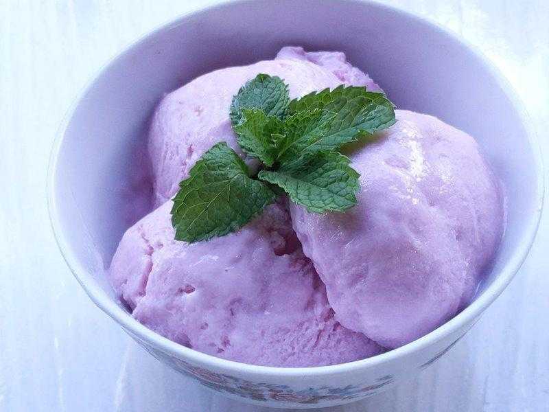 Como fazer sorvete de uva