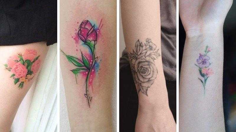 70 Tatuagem de flores para você se inspirar
