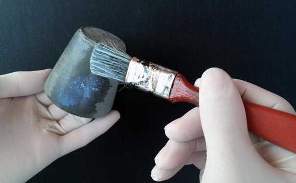 pintura de Como fazer vaso de cimento