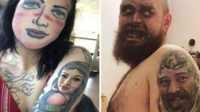 30 pessoas que mudaram seus rostos com suas tatuagens, e os resultados de algumas são bastante perturbadores
