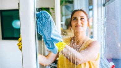 Como limpar janela de vidro