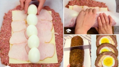 Rocambole de carne moída com ovo, depois que você provar você vai fazer sempre