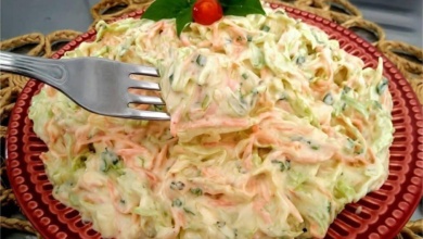 Salada de repolho americana