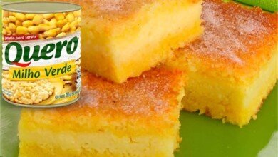 Bolo de Milho cremoso com milho de latinha