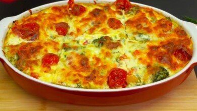 Couve-flor e Brócolis gratinados