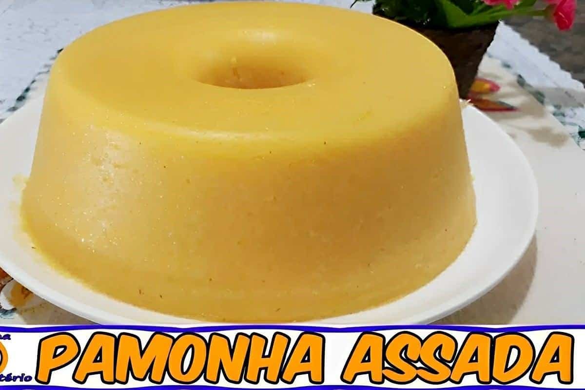 Pamonha gigante de forno deliciosa e muito mais fácil que a pamonha tradicional