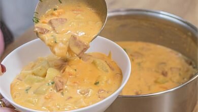 Sopa cremosa de calabresa com legumes e macarrão a melhor receita para as noites de inverno