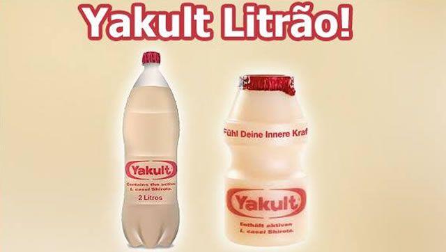 Receita do Yakult de litro caseiro