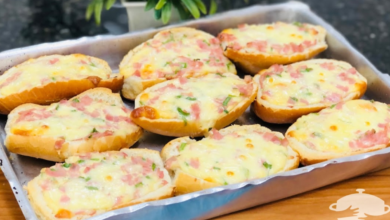 Lanche com pão amanhecido simples e barato para o lanche de toda a família