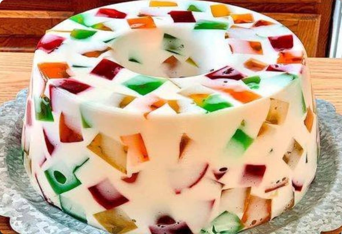 Gelatina de Mosaico Surpreendente: Colorida, Refrescante e Fácil de Fazer!