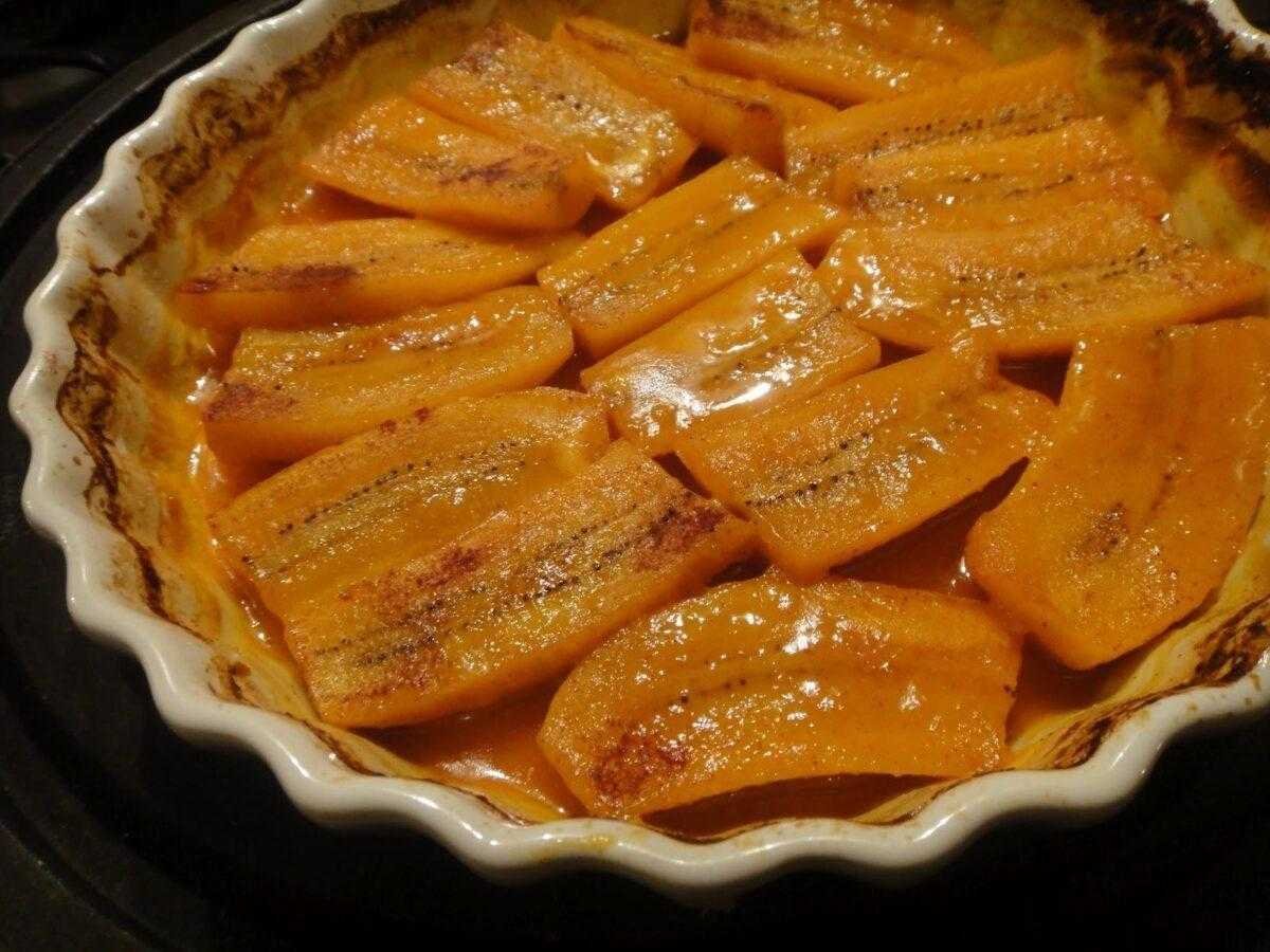 Banana grelhada com laranja