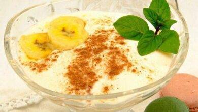 Mousse de Banana Simples | Bau das DICAS