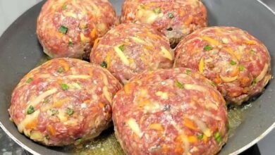 Receitinha de Bolinho de carne moída com cenoura e batata