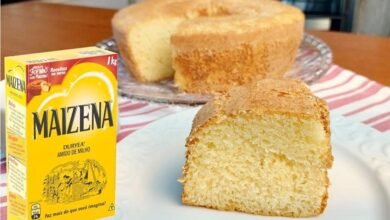 Bolo de Fubá com maizena da vovó