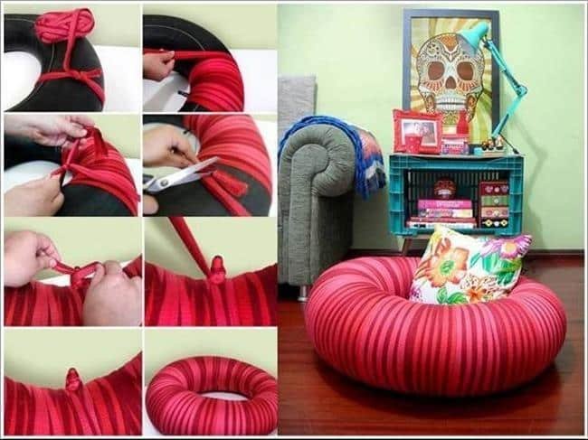 22 Ideias para reaproveitar pneus velhos