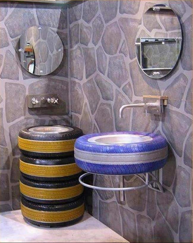 22 Ideias para reaproveitar pneus velhos