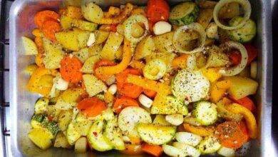 Receita de Legumes Assados no Forno