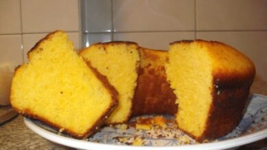 Bolo de Fubá de Liquidificador