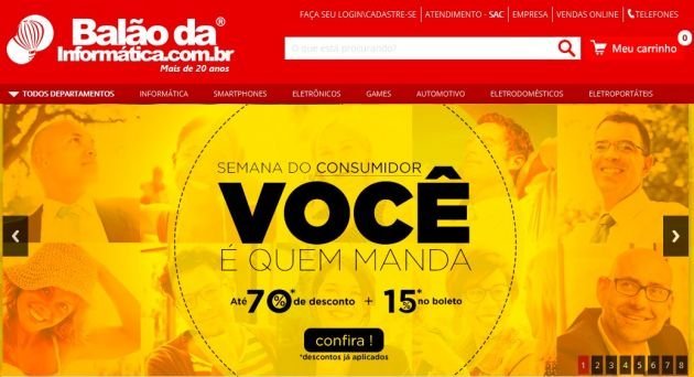 lojas eletrônicos brasil